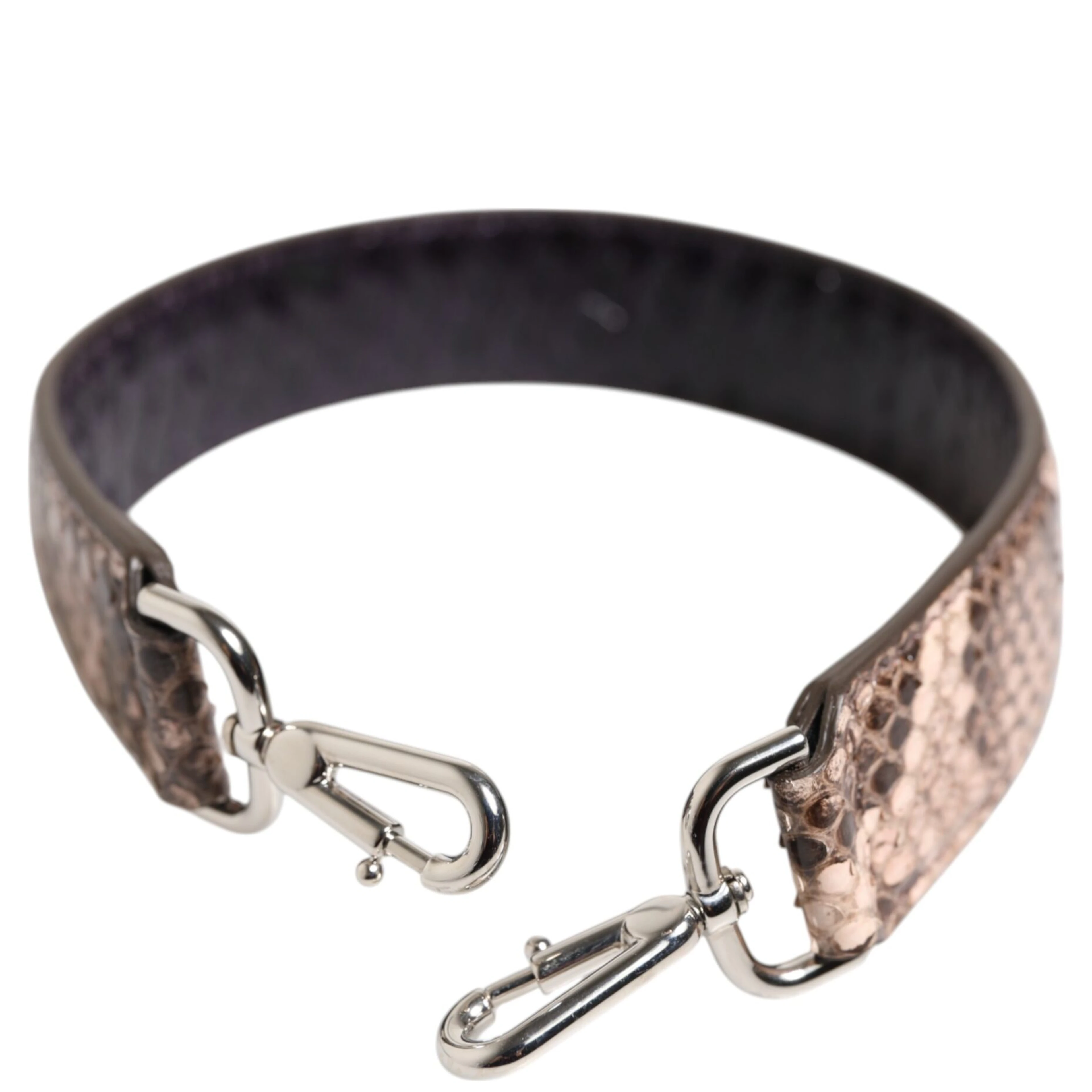 Brown Exotic Leather Handbag Accessory Shoulder Strap