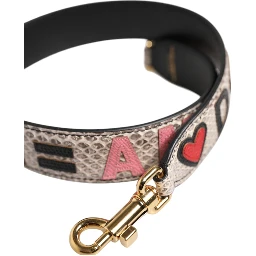 Multicolor DG AMORE Patch Bag Accessory Shoulder Strap