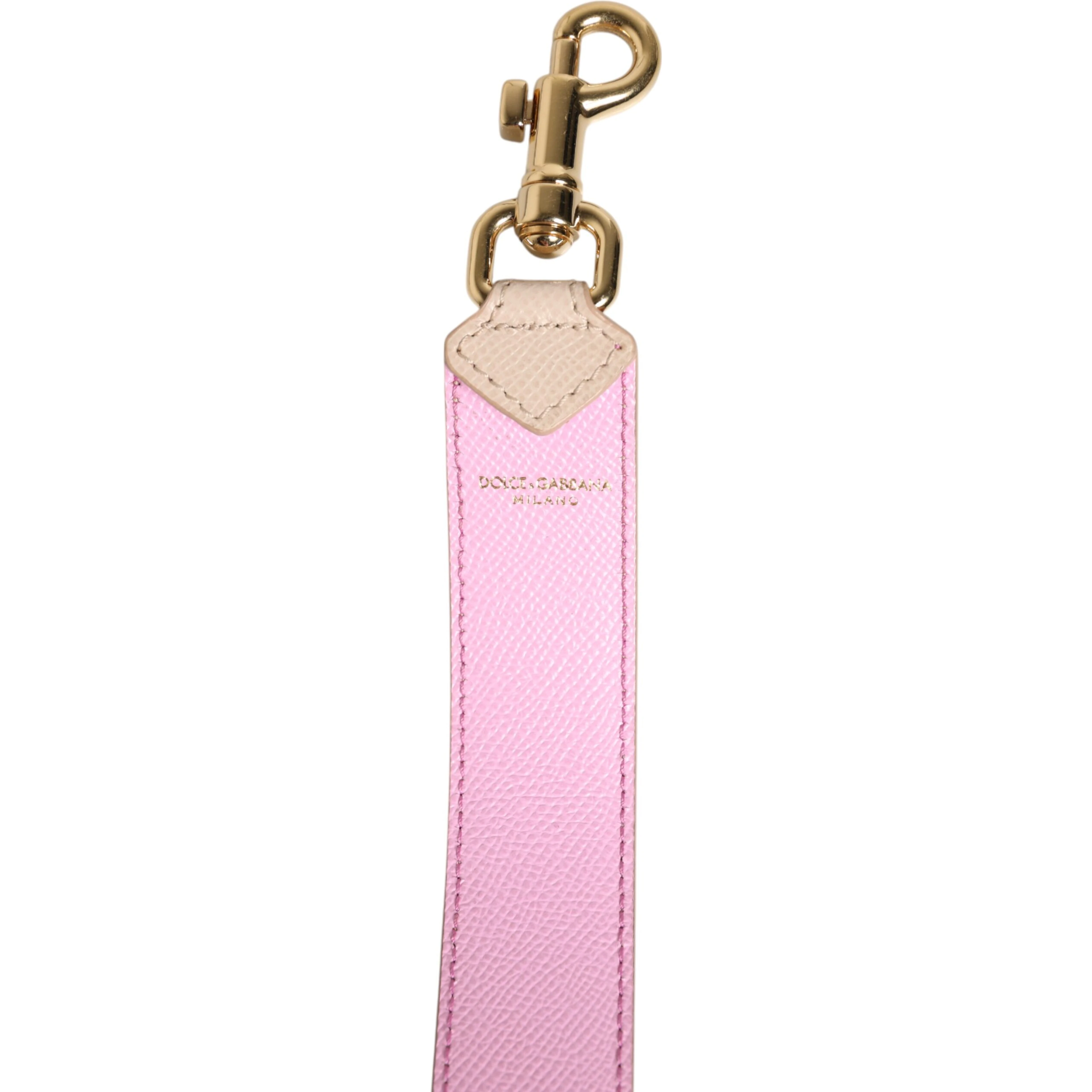 Beige Pink Leather Handbag Accessory Shoulder Strap