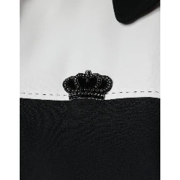 Black White DG Crown Full Zip Blouson Jacket