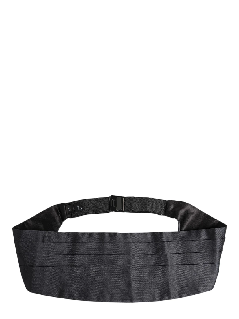 Dark Blue 100% Silk Belt Waist Cummerbund
