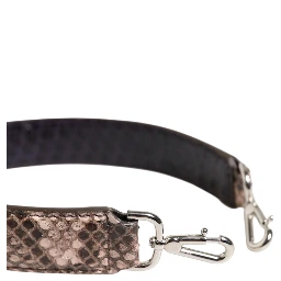 Brown Exotic Leather Handbag Accessory Shoulder Strap