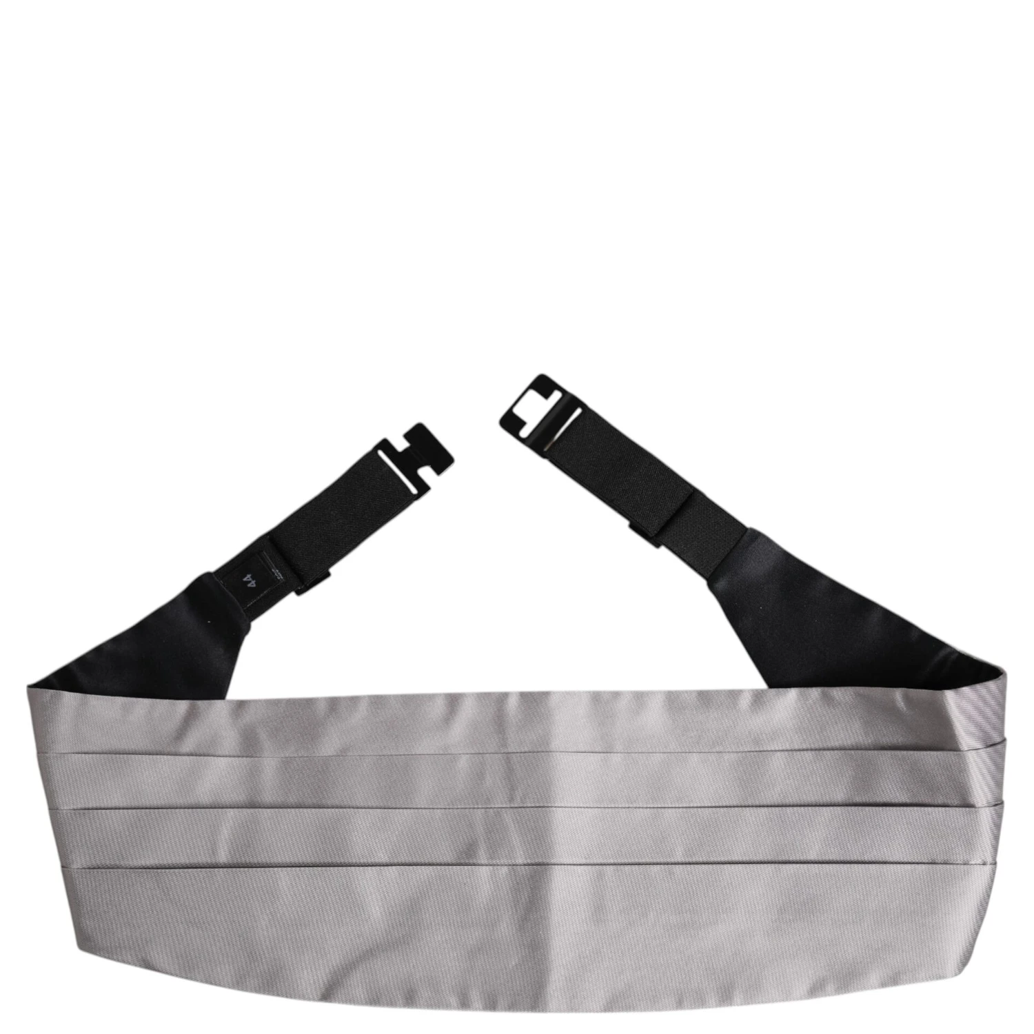 Gray Men 100% Silk Belt Wide Waist Cummerbund