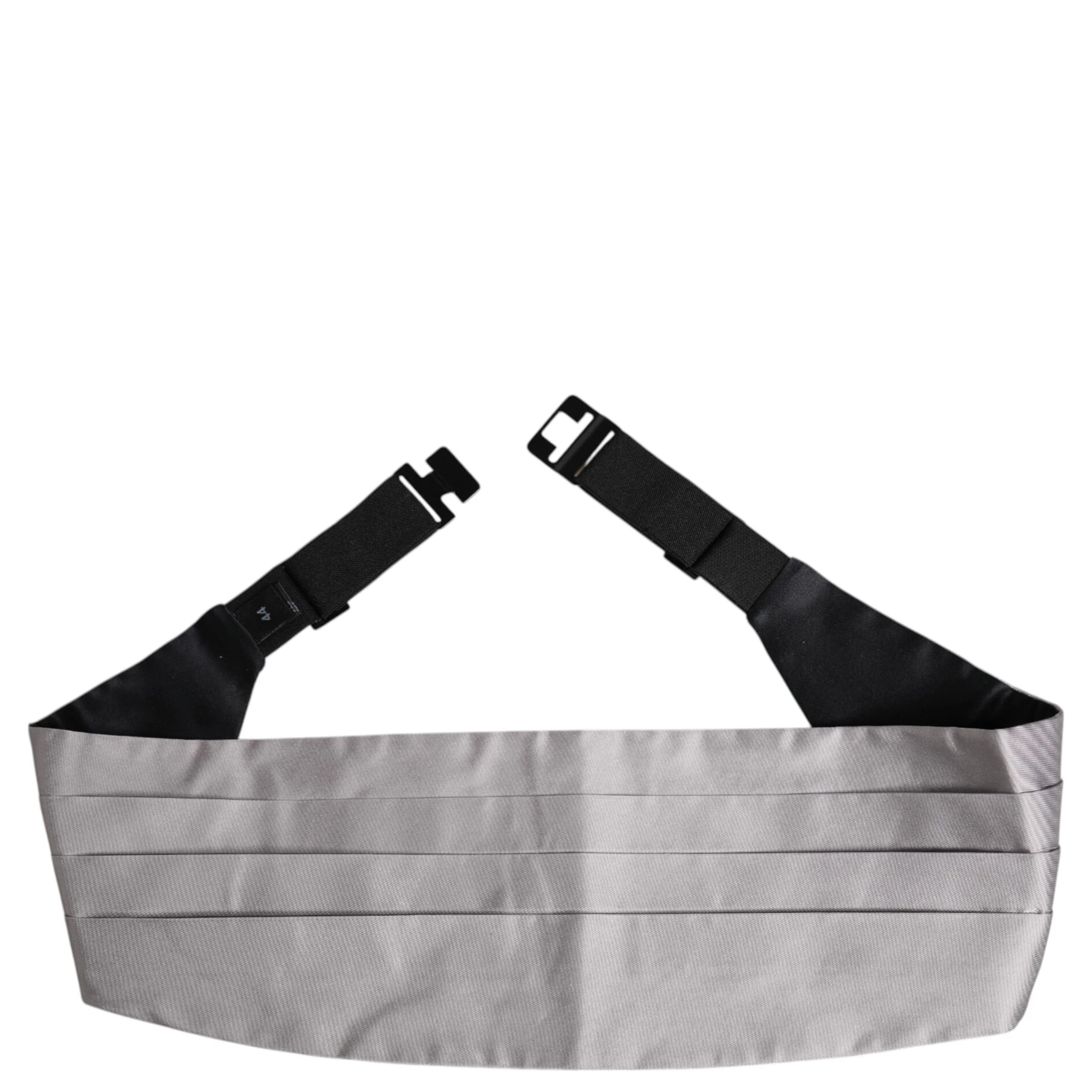 Gray Men 100% Silk Belt Wide Waist Cummerbund