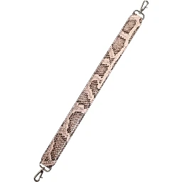 Beige Exotic Leather Handbag Accessory Shoulder Strap