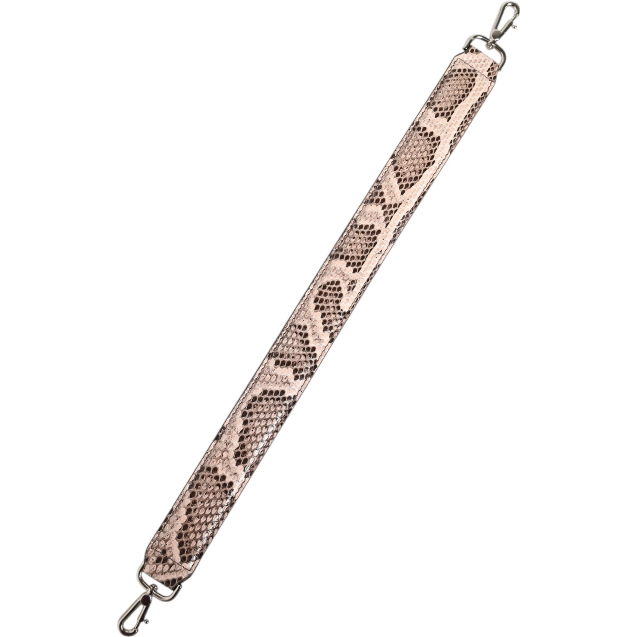 Beige Exotic Leather Handbag Accessory Shoulder Strap