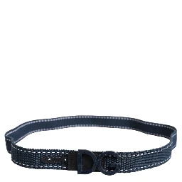 Blue White Cotton DG Logo Metal Buckle Belt