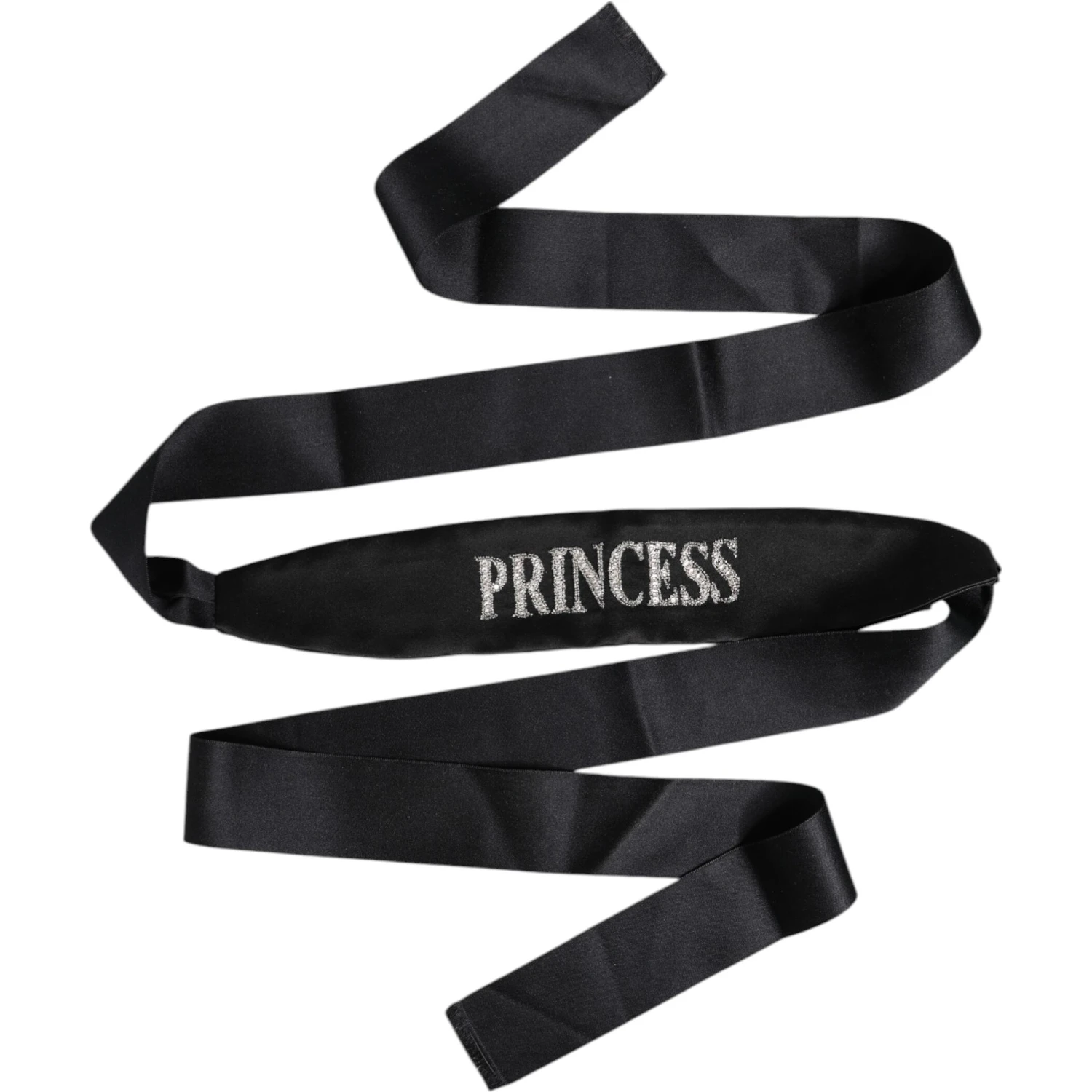 Black Princess Fantasy Braided Waist Belt