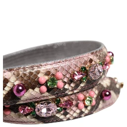Multicolor Embellished Handbag Shoulder Strap