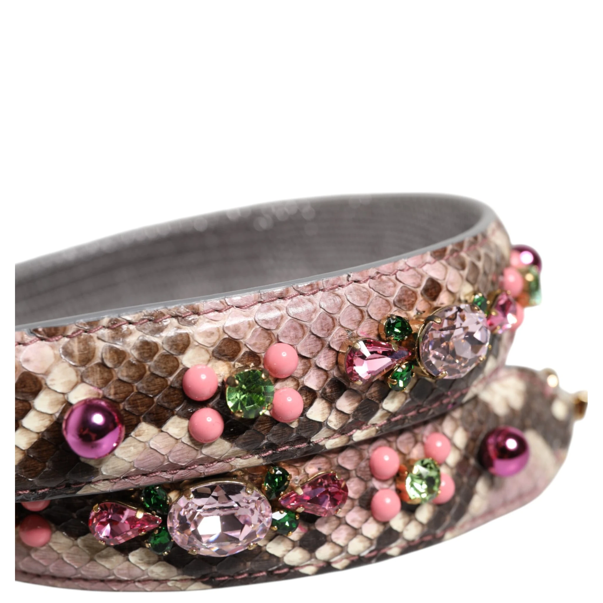 Multicolor Embellished Handbag Shoulder Strap