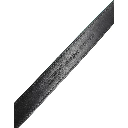 Green Black Polyester Metal Buckle Belt