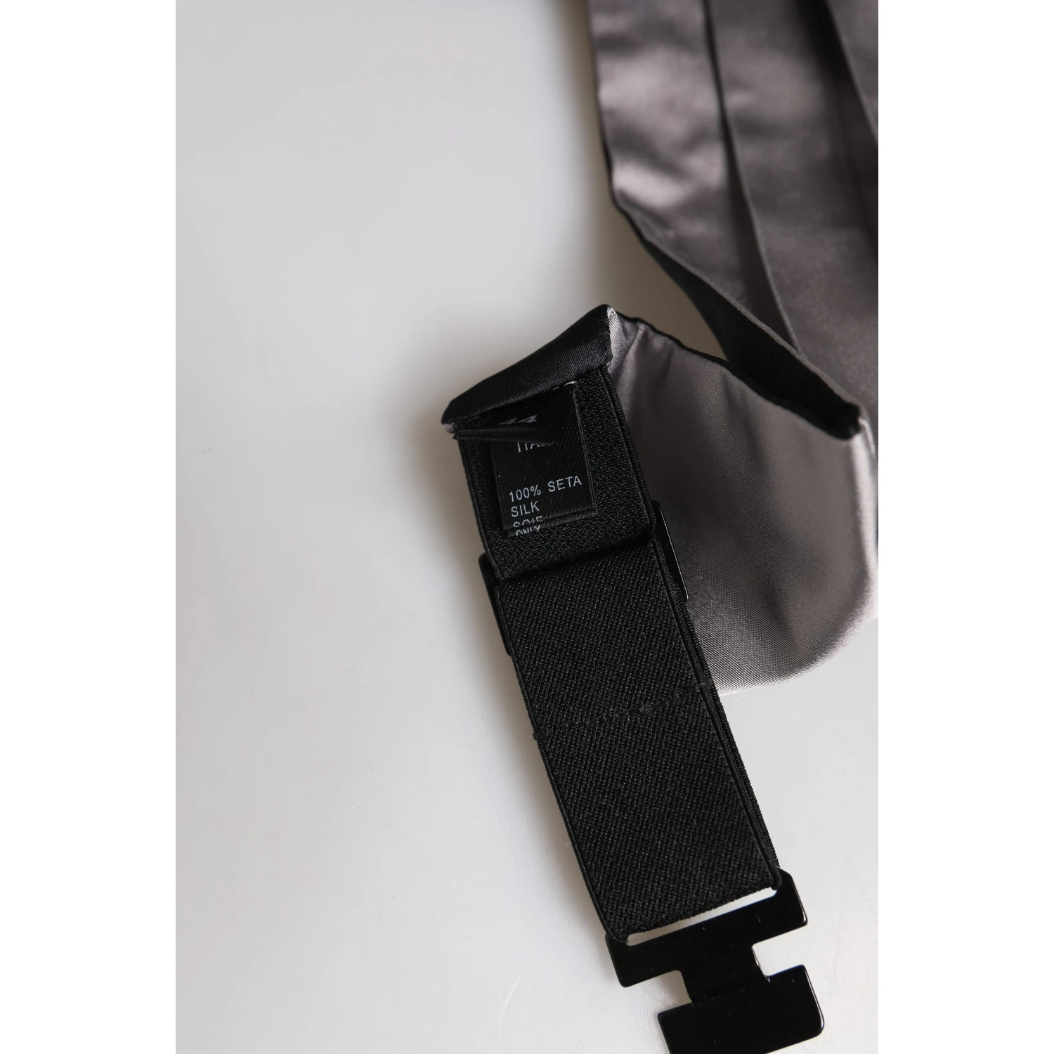 Gray Men 100% Silk Belt Wide Waist Cummerbund