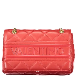 Red Polyethylene Women Handbag