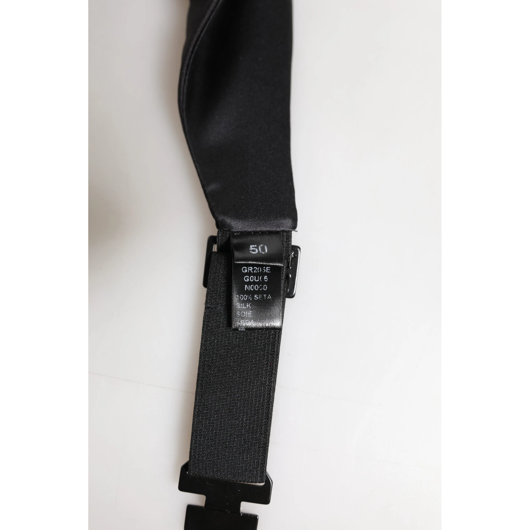 Black Men 100% Silk Belt Wide Waist Cummerbund