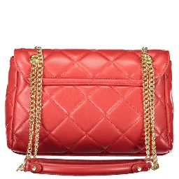 Red Polyethylene Women Handbag