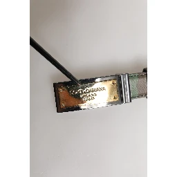 Multicolor Camouflage Metal Logo Buckle Belt