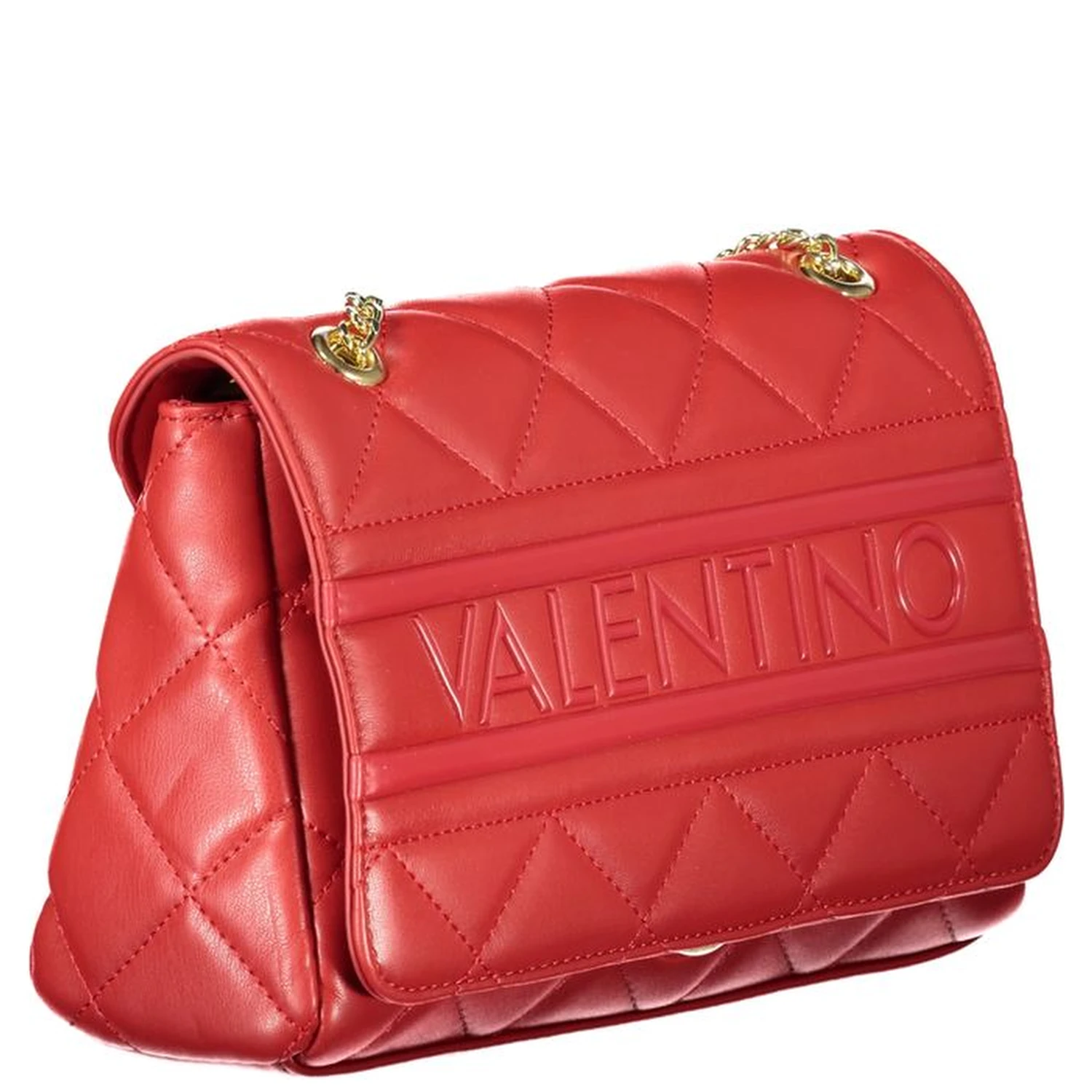 Red Polyethylene Women Handbag
