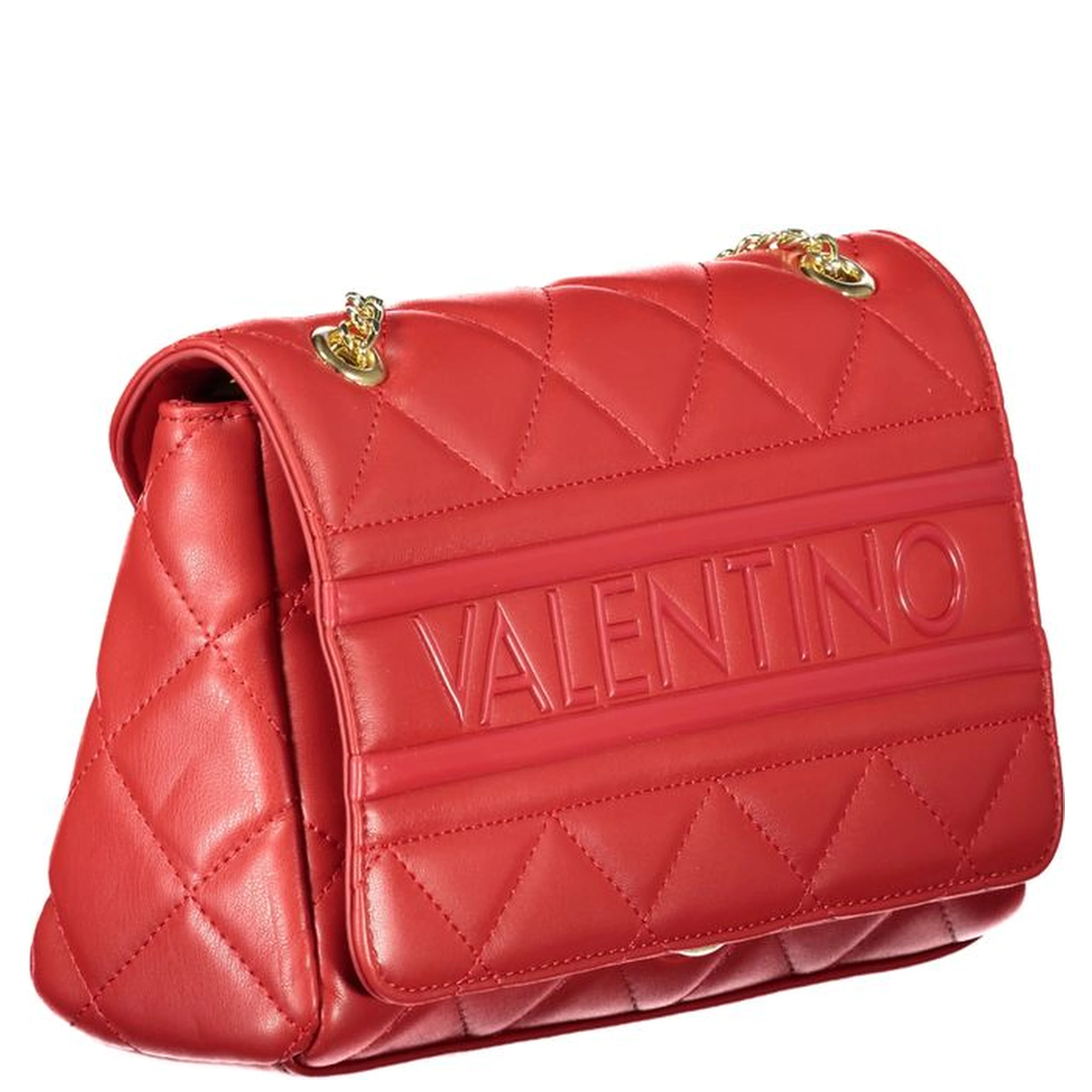 Red Polyethylene Women Handbag
