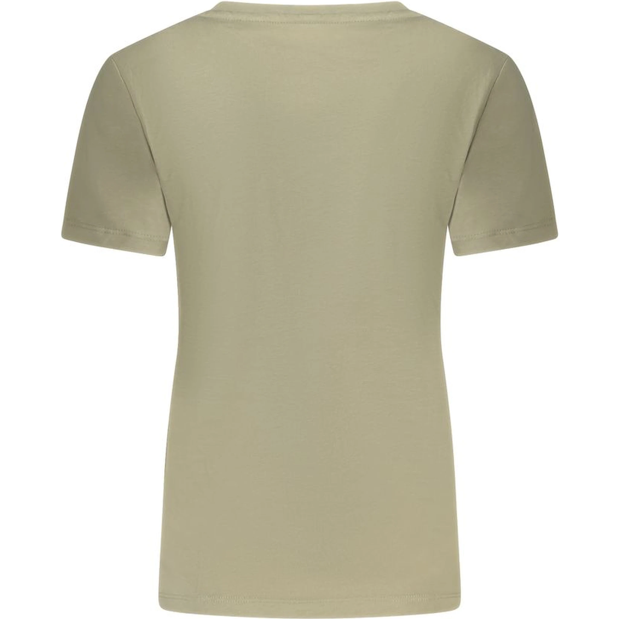 Green Cotton Women T-Shirt