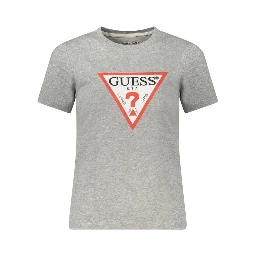 Gray Cotton Women T-Shirt