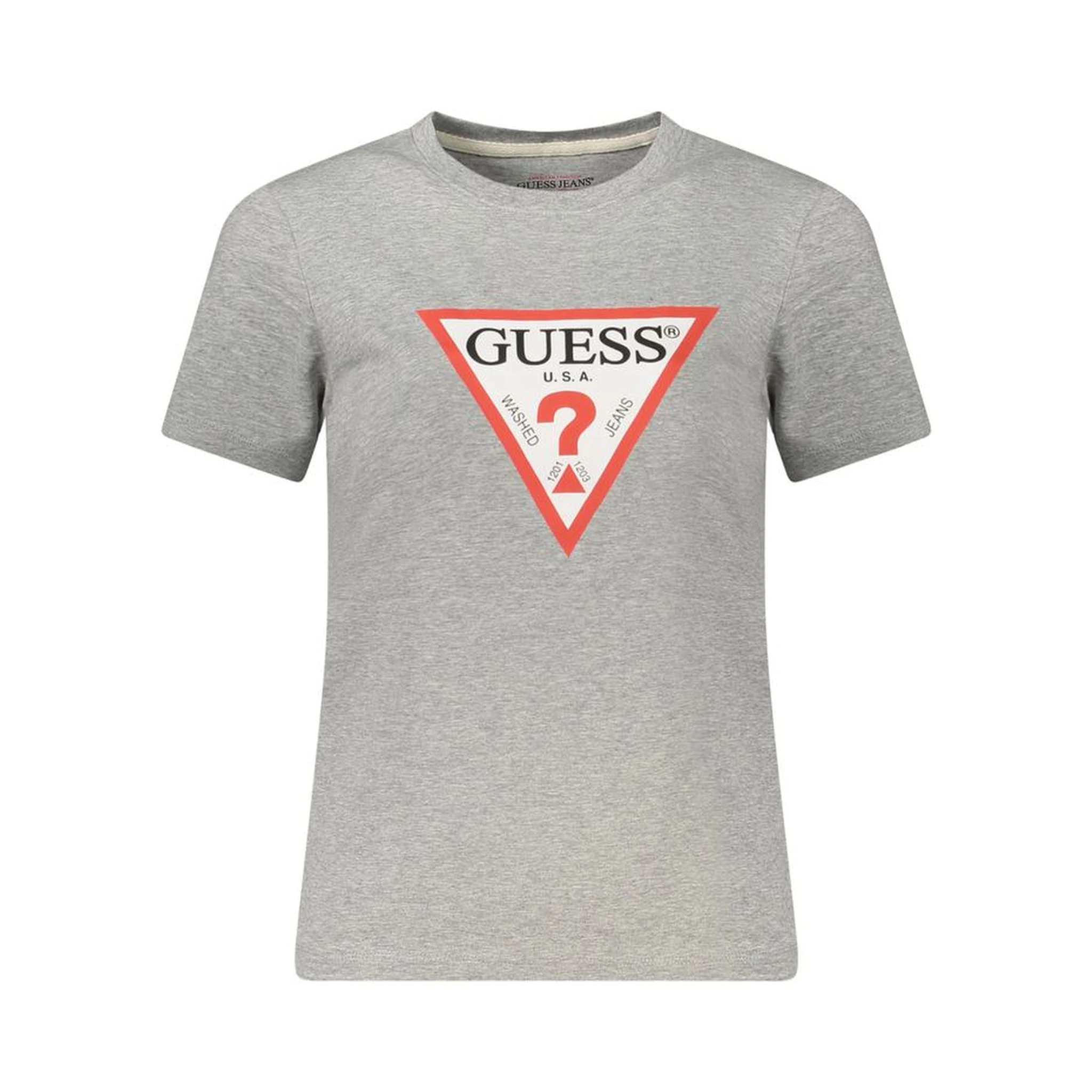 Gray Cotton Women T-Shirt