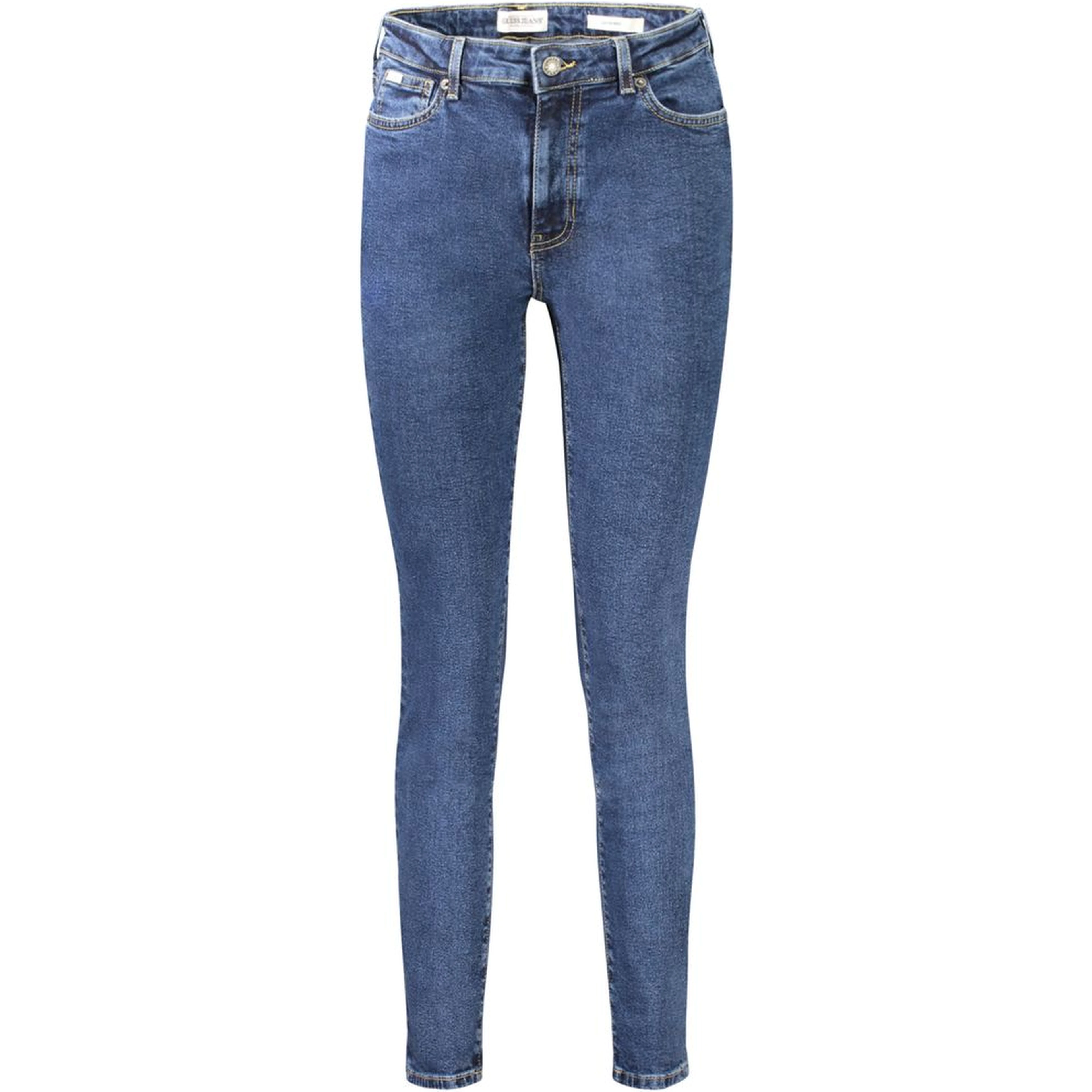 Blue Cotton Women Jeans