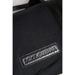 Black Maroon Hand Shoulder Duffel Travel Bag