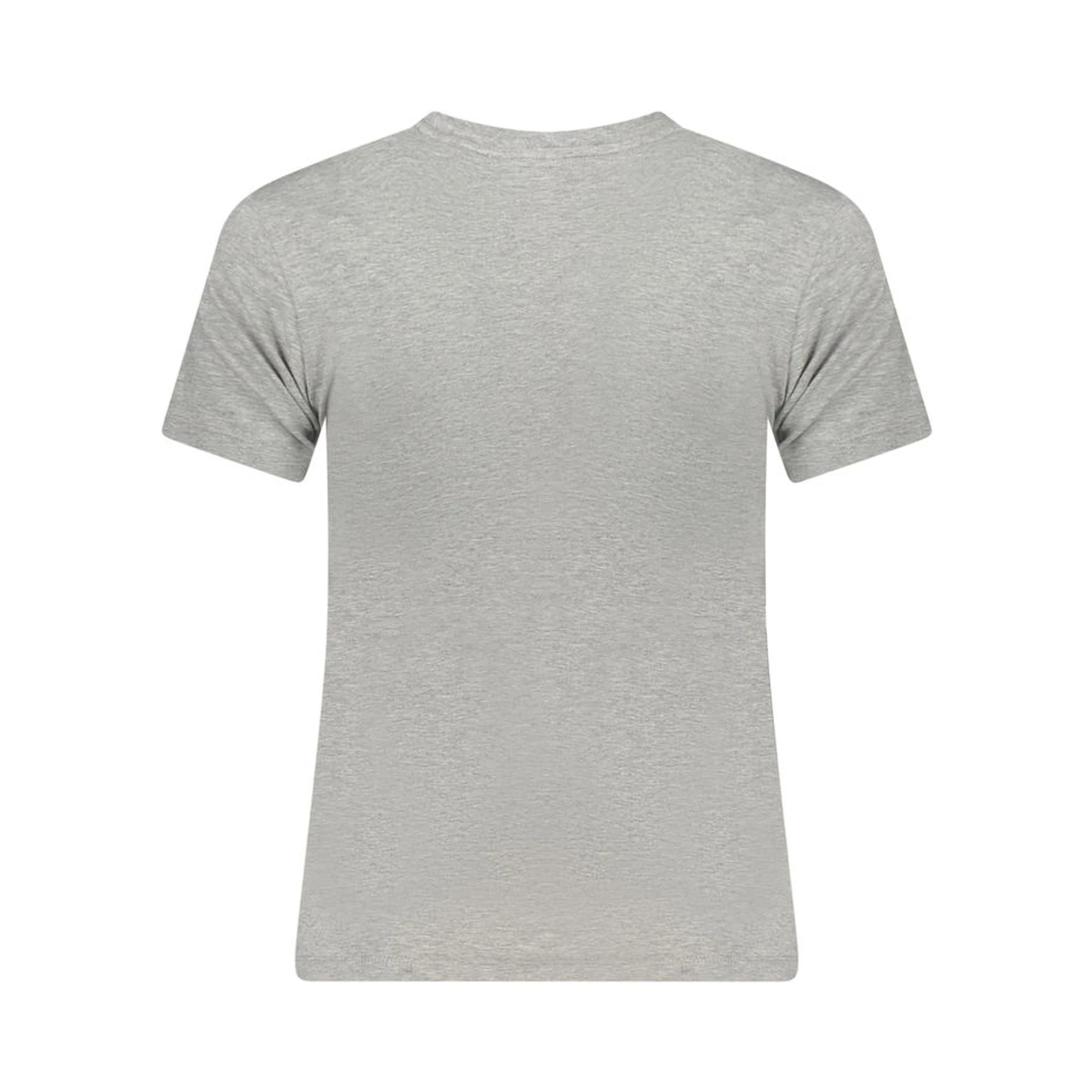 Gray Cotton Women T-Shirt