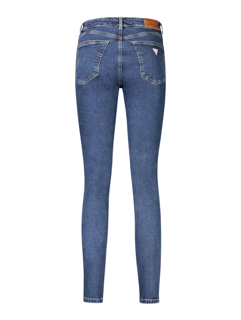 Blue Cotton Women Jeans