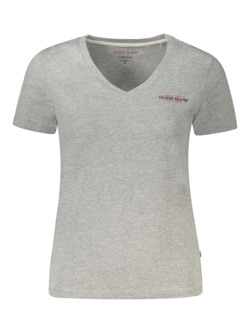 Gray Cotton Women Top