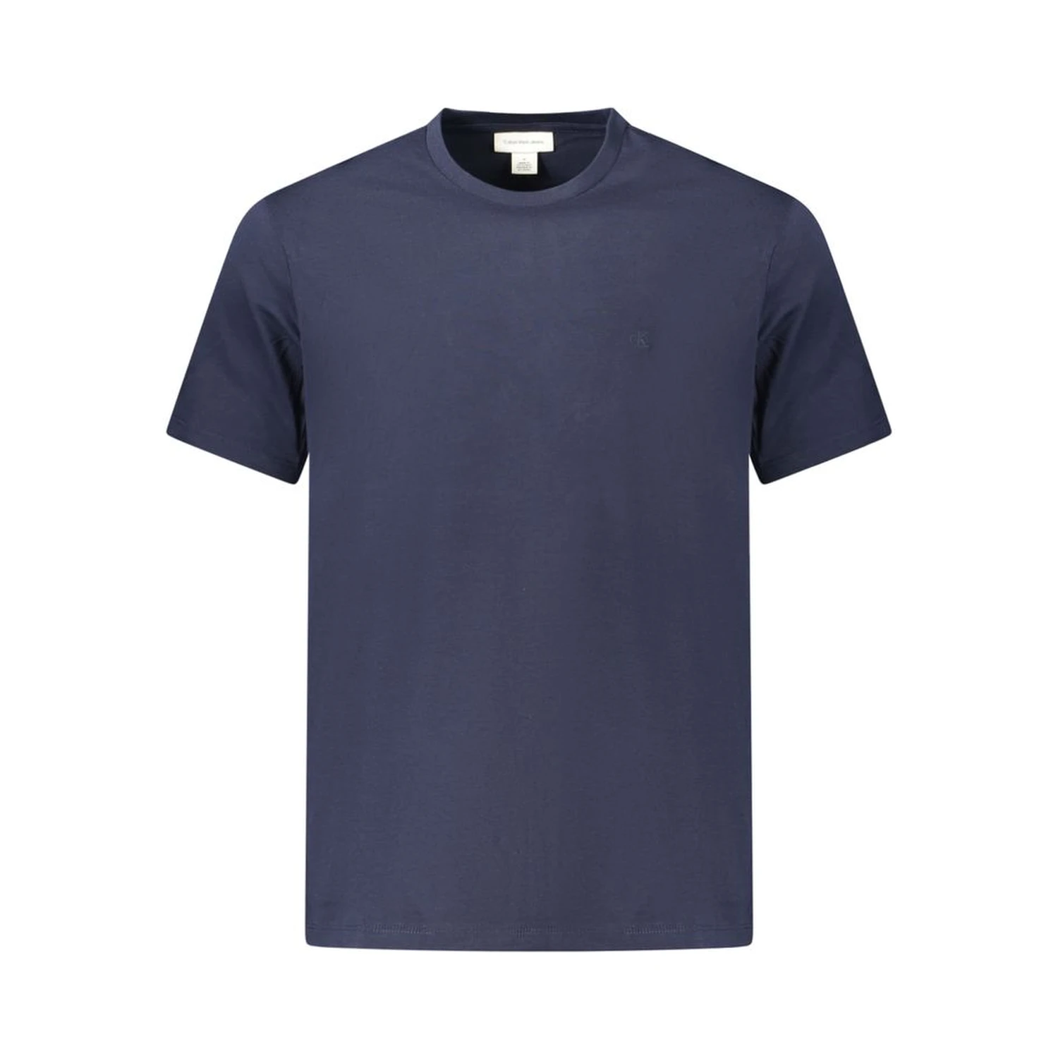 Blue Cotton Men T-Shirt