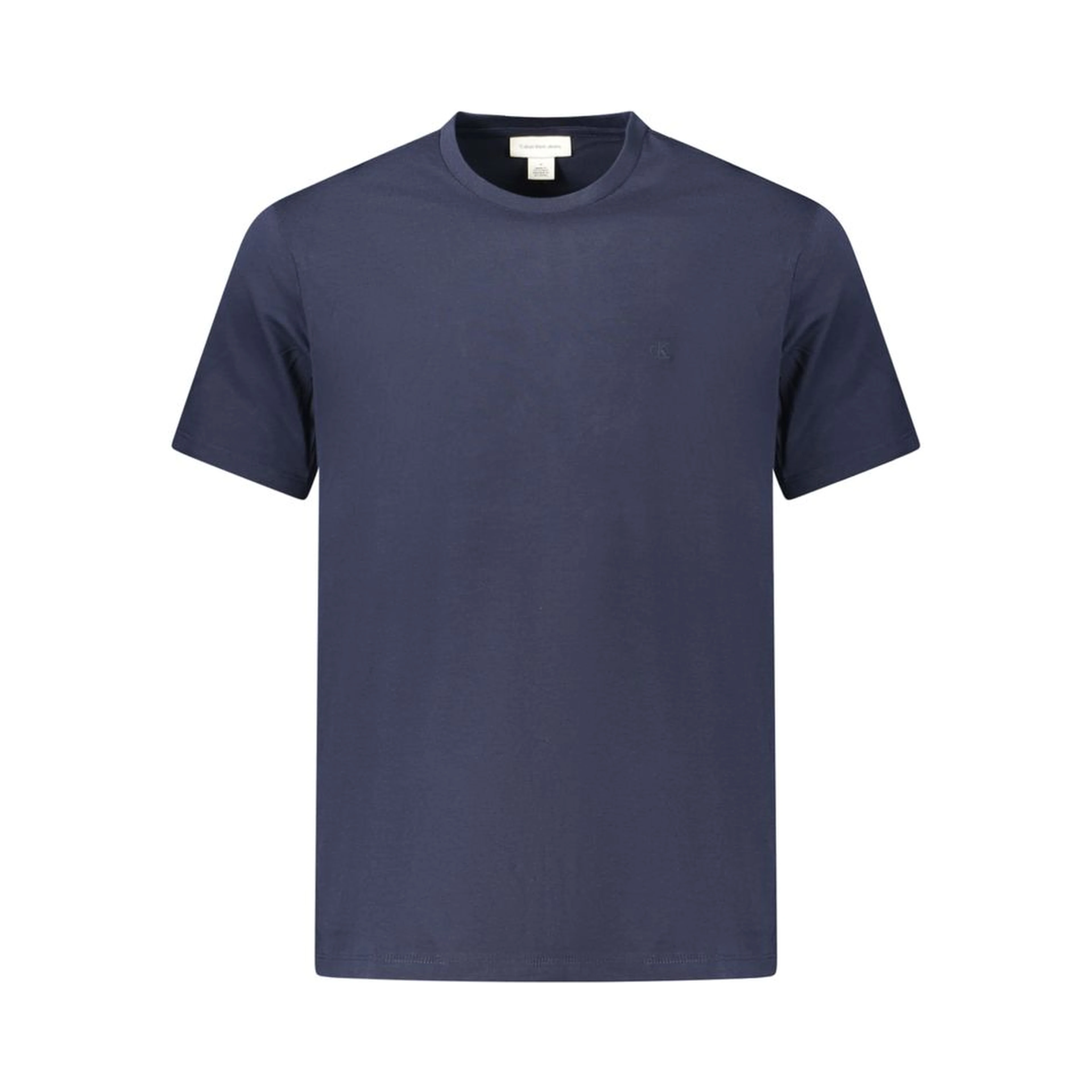 Blue Cotton Men T-Shirt