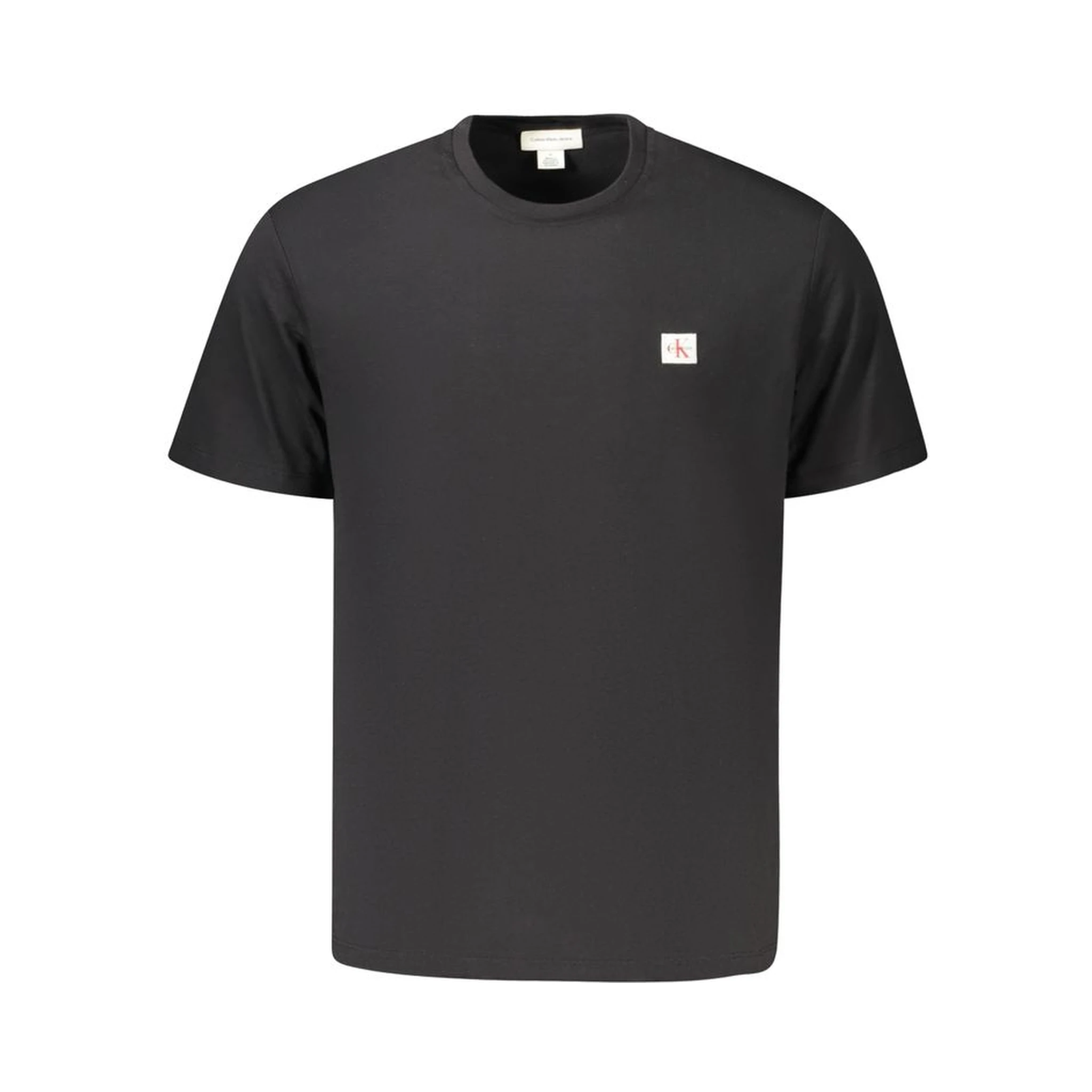Black Cotton Men T-Shirt