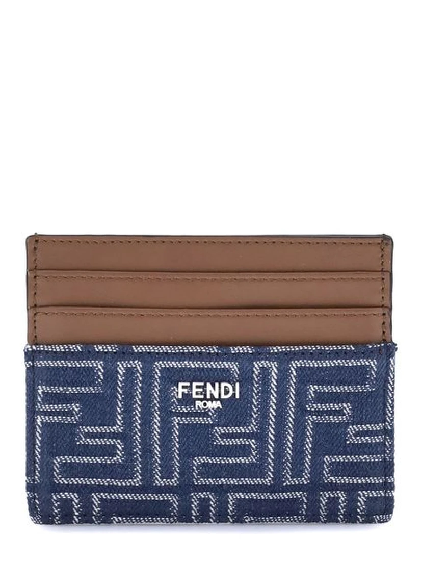 Blue Fabric Wallet