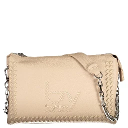 Beige Polyethylene Handbag