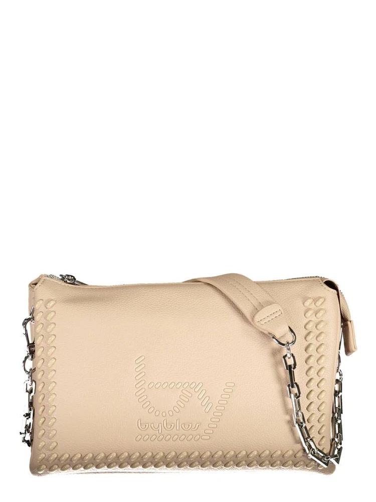 Beige Polyethylene Handbag
