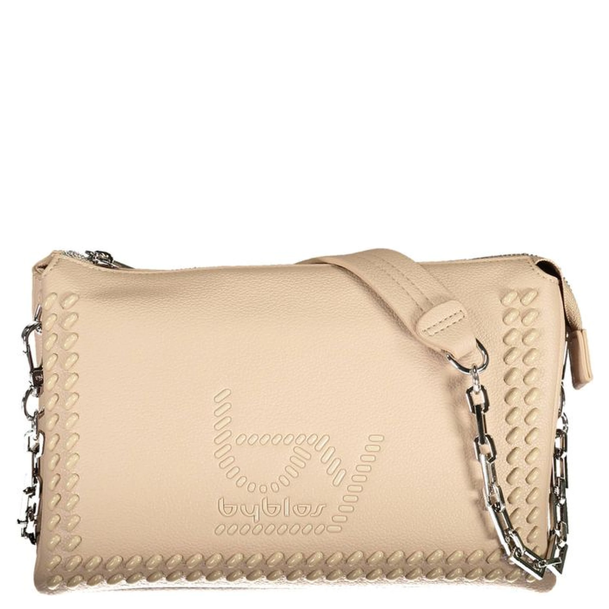 Beige Polyethylene Handbag