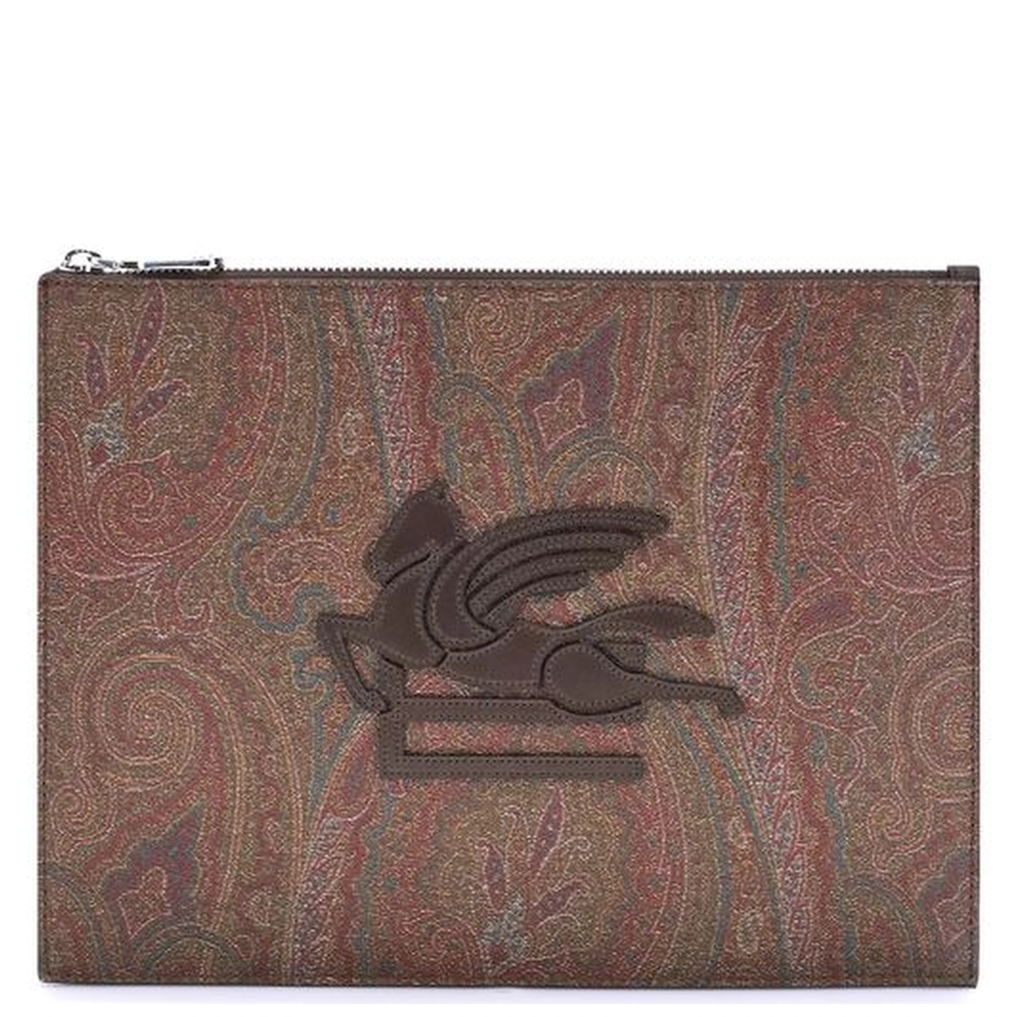 Multicolor Cotton Clutch Bag