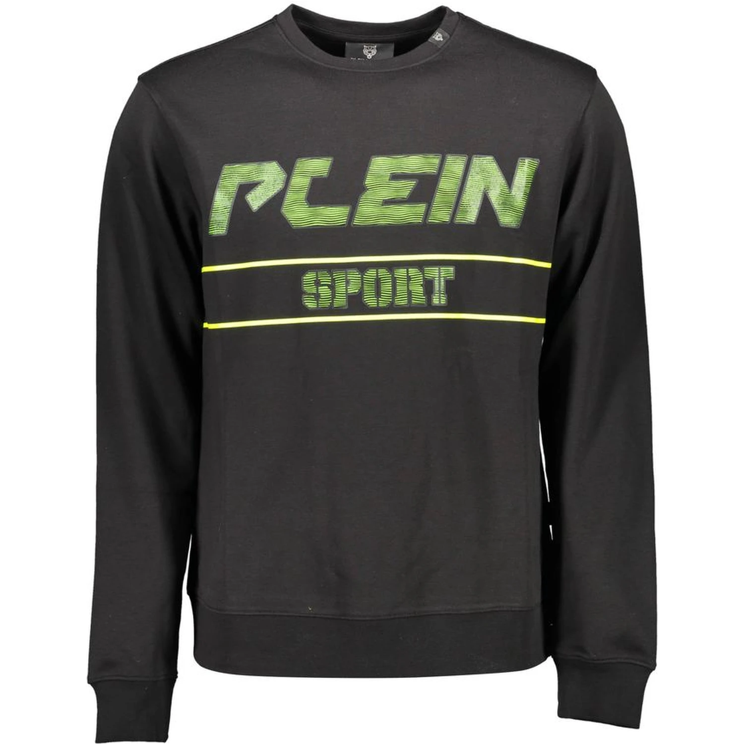Black Cotton Men Sweater