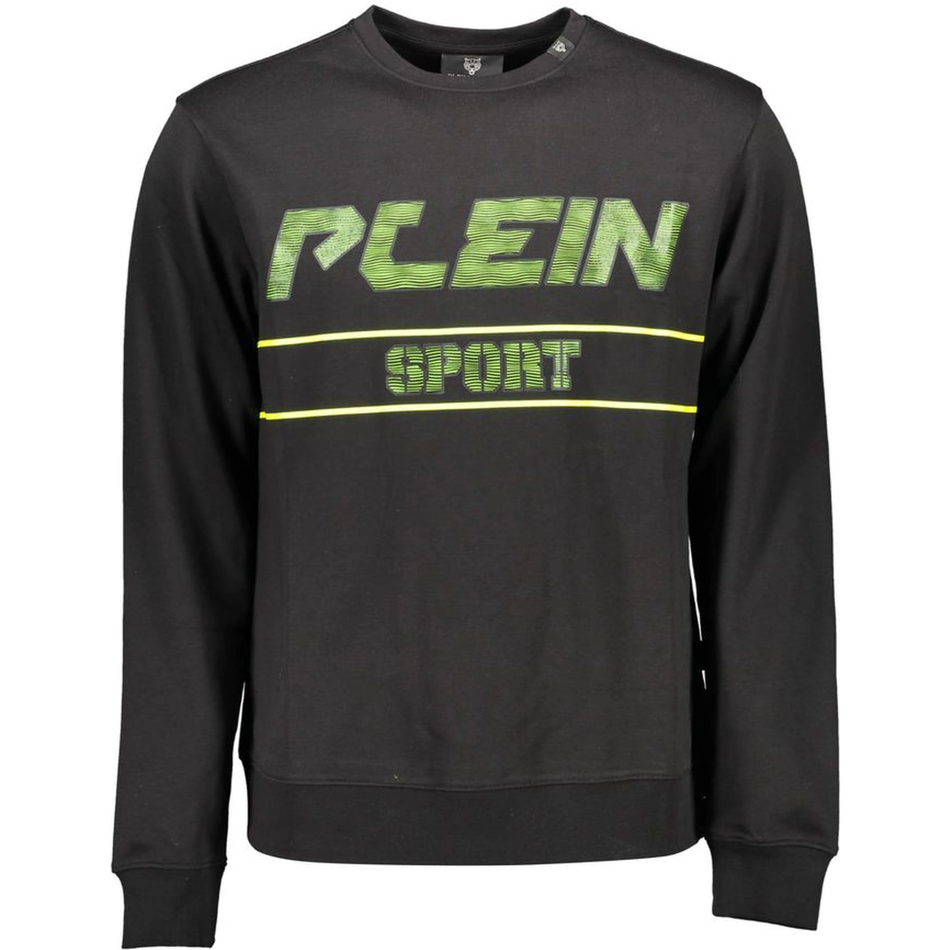 Black Cotton Men Sweater