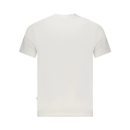 تي شيرت قطني أبيض