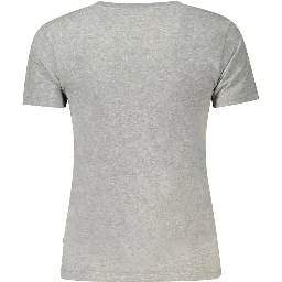 Gray Cotton Women Top