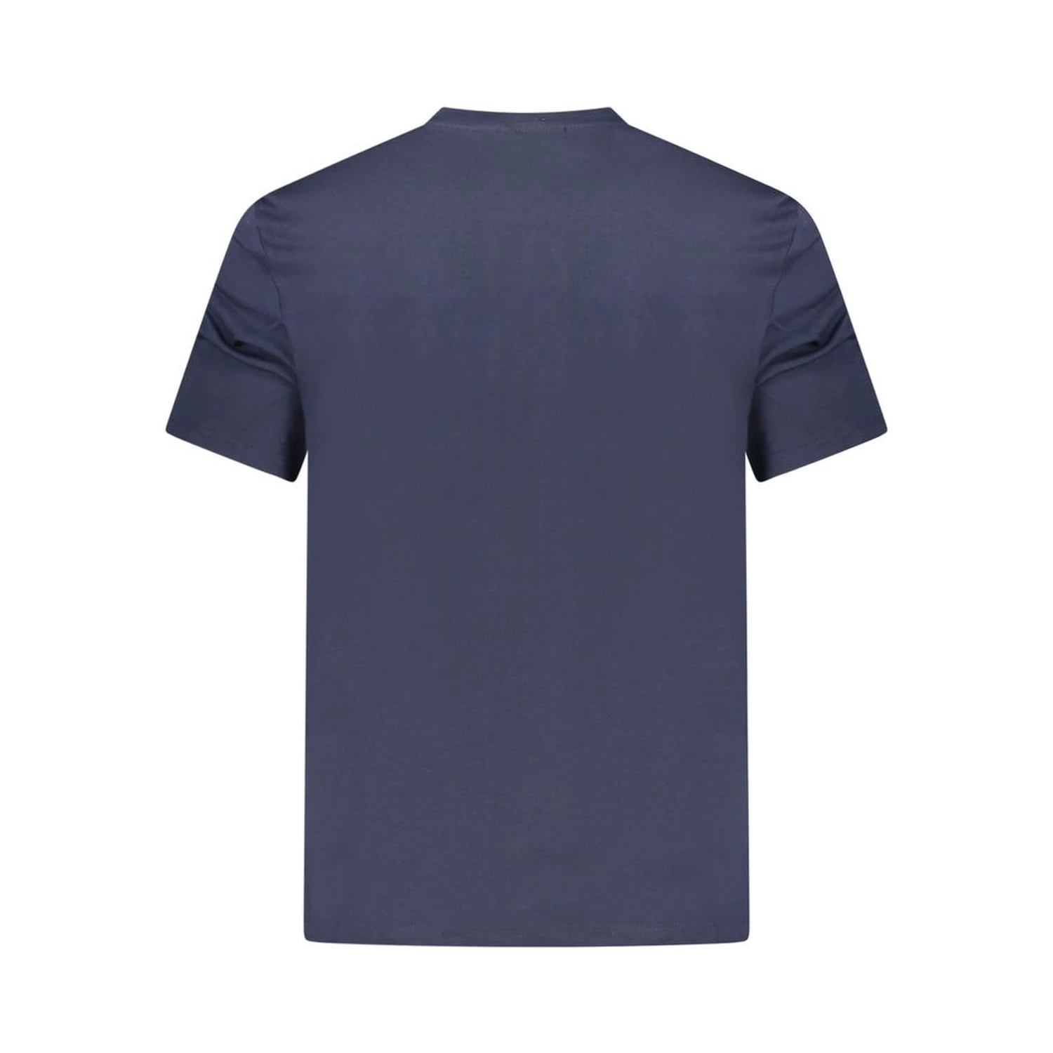Blue Cotton Men T-Shirt