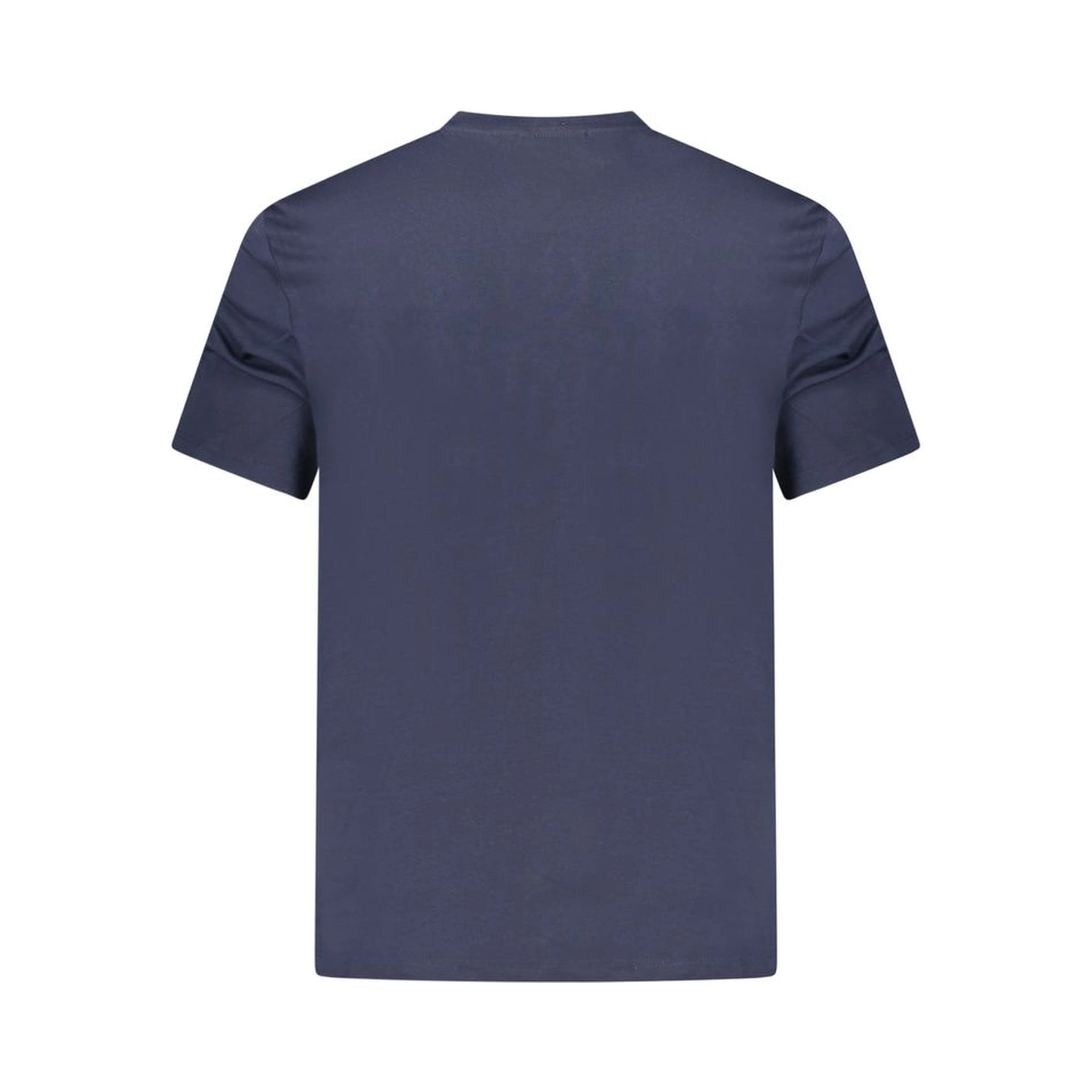 Blue Cotton Men T-Shirt