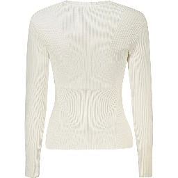 White Viscose Sweater