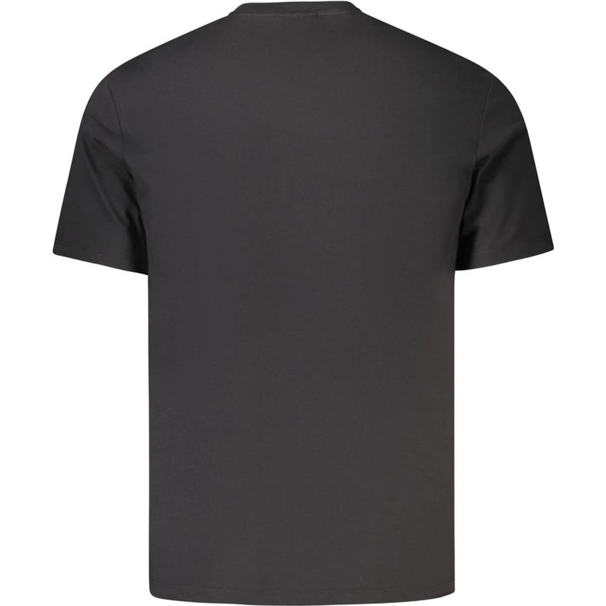 Black Cotton Men T-Shirt