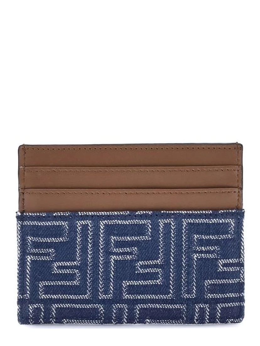 Blue Fabric Wallet