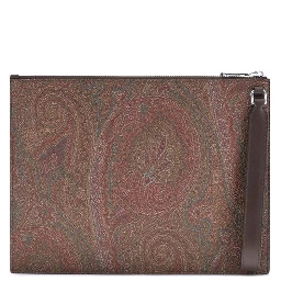 Multicolor Cotton Clutch Bag