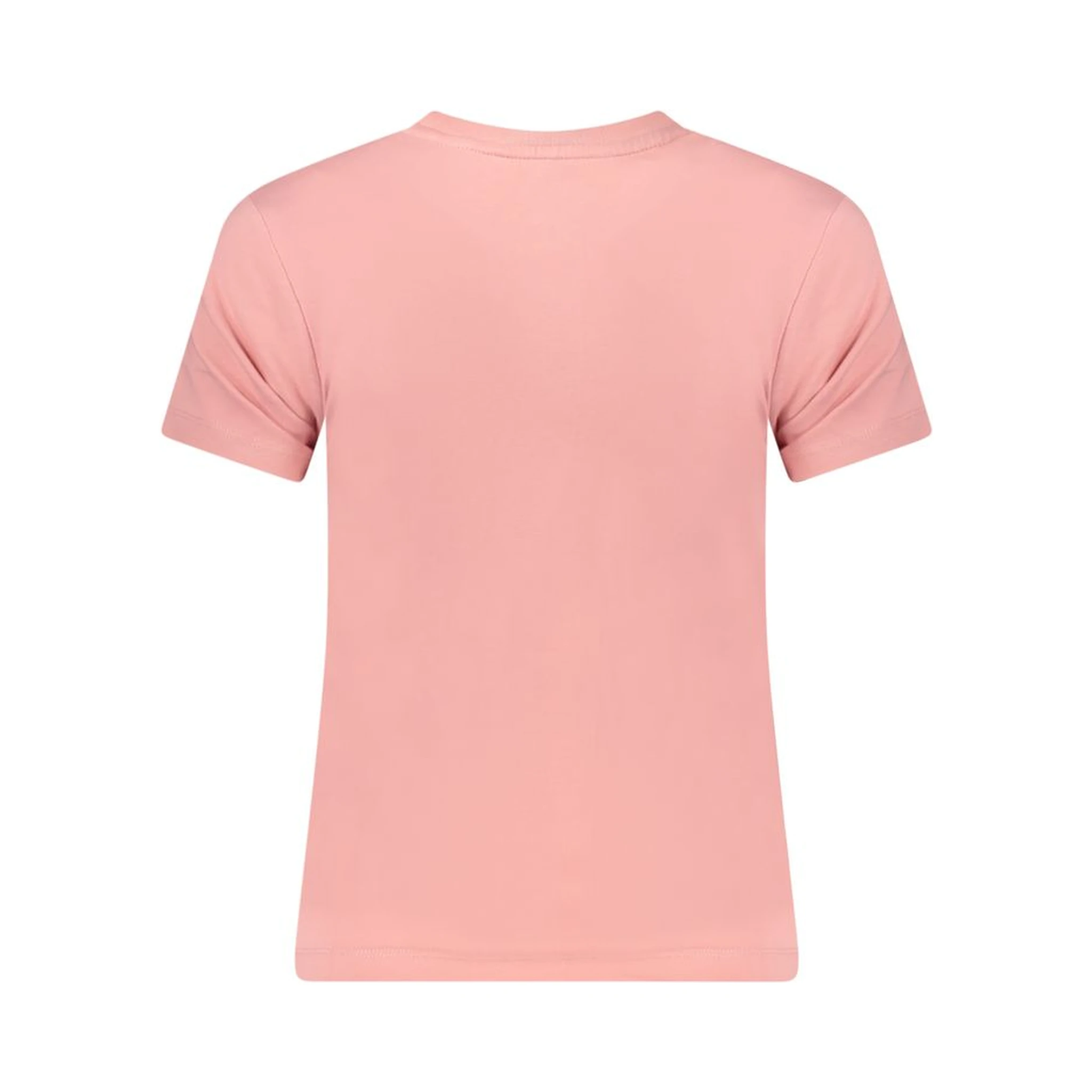 Pink Cotton Women T-Shirt