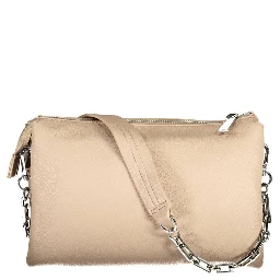 Beige Polyethylene Handbag